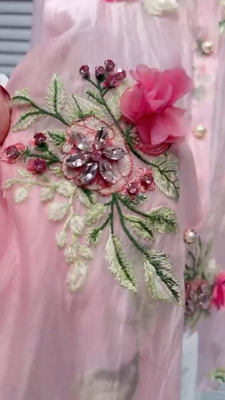 Luxury Style Flowers Embroider - Luxury Lifestyle Women 评论和价格