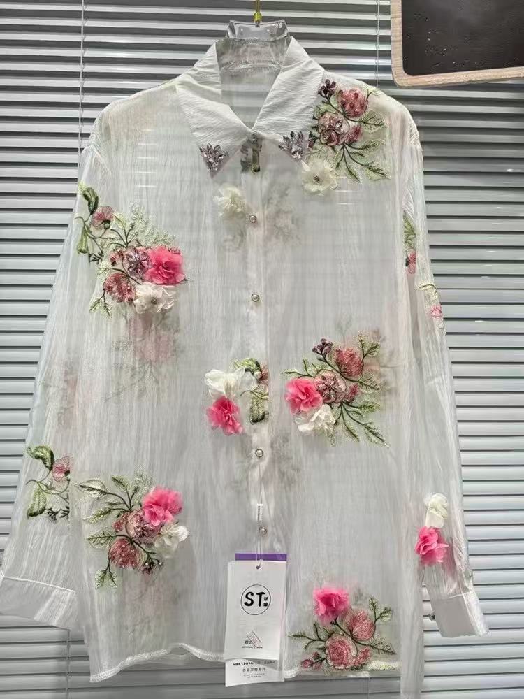 Luxury Style Flowers Embroider - Luxury Lifestyle Women 评论和价格