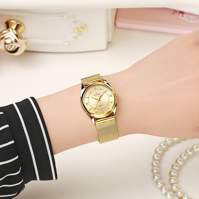 WWOOR Luxury Brand Dress Gold  - Luxury Lifestyle Women 评论和价格