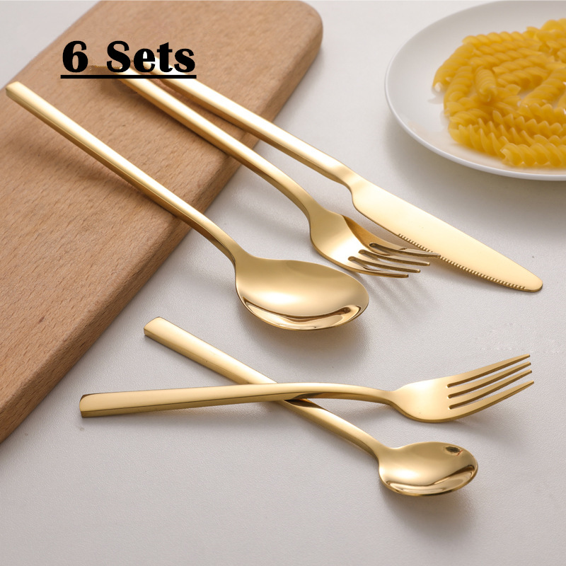 KuBac Hommi Golden Cutlery Set - Gold Plated Cutlery 评论和价格